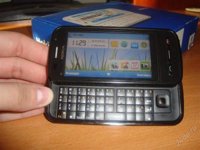 Лот: 1621910. Фото: 1. nokia c6-00 полный комплект, идеальное... Смартфоны