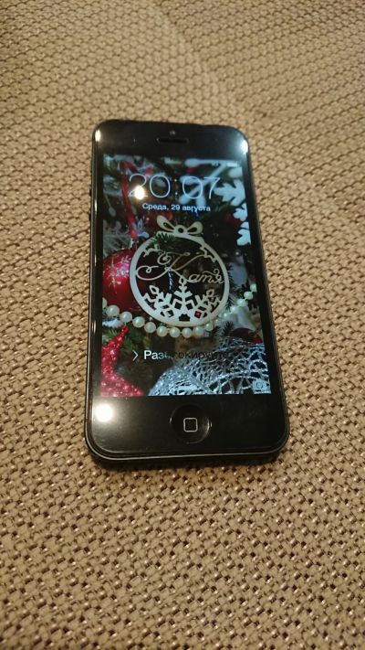 Лот: 12027645. Фото: 1. Iphone 5 16gb Black. Смартфоны