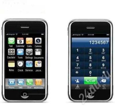 Лот: 548253. Фото: 1. iPhone i9+++ 2sim, FM, mp3, полная... Кнопочные мобильные телефоны