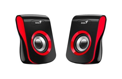 Лот: 17969180. Фото: 1. Колонки 2.0 Genius SP-Q180 Red... Акустические системы