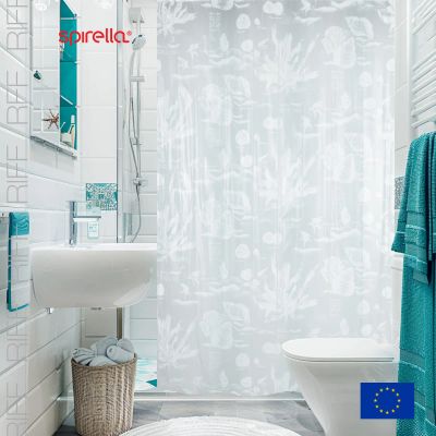 Лот: 24943410. Фото: 1. Штора для ванной комнаты Spirella... Аксессуары для ванной