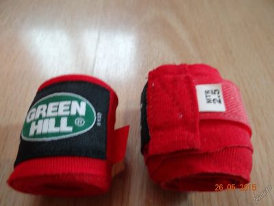 Лот: 5800023. Фото: 1. Бинт боксерский Green Hill 2.5м. Защита тела