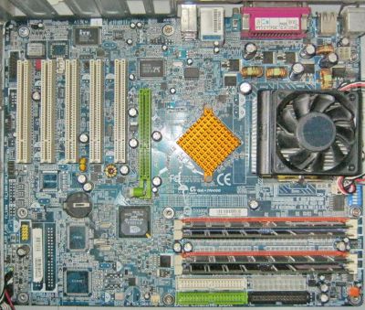 Лот: 11116671. Фото: 1. AMD Athlon XP 2500+ (Barton... Материнские платы