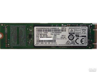 Лот: 9315840. Фото: 1. Продам SSD M.2 SATA Samsung 128Gb... SSD-накопители