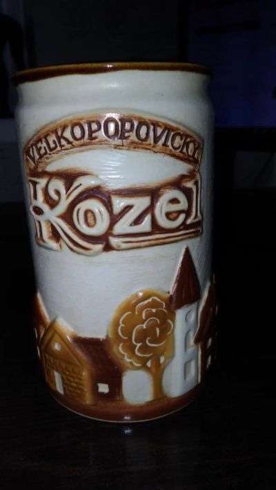 Лот: 9654101. Фото: 1. Кружка пивная Velkopopovicky Kozel. Кружки, стаканы, бокалы