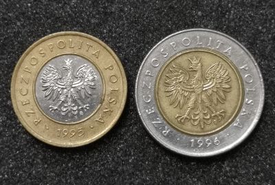 Лот: 24566472. Фото: 1. Лот монет Польши 2 злотых и 5... Европа