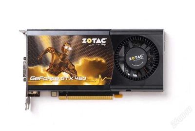 Лот: 848468. Фото: 1. ZOTAC GTX460 1GB 256Bit DDR5 ZT-40402-10P. Видеокарты