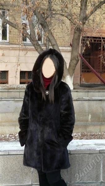 Лот: 2560435. Фото: 1. шуба из норки,цвет махагон. Верхняя одежда