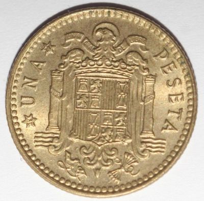 Лот: 9781141. Фото: 1. 1 песета 1975 год. Испания. Европа