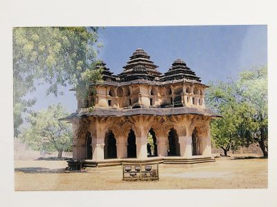 Лот: 23296470. Фото: 1. Храм Лотоса в Хампи (Lotus Mahal... Открытки, конверты