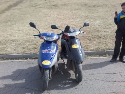 Лот: 4084866. Фото: 1. Продам мопед Honda Dio 34. Мотороллеры, мопеды