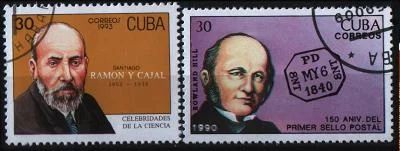 Лот: 7114560. Фото: 1. Куба 1990-93г персоналии 2марки. Марки
