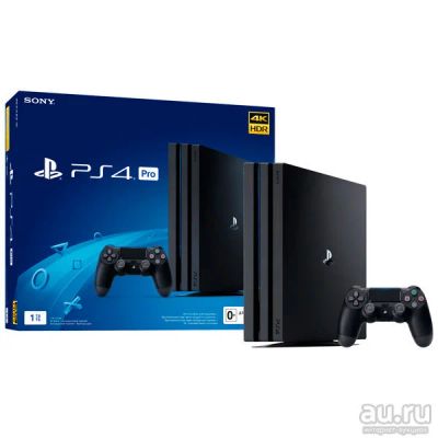 Лот: 13683478. Фото: 1. SONY Playstatoin 4 pro 1 TB (2... Игровые приставки, консоли