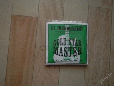 Лот: 2394091. Фото: 1. Emuzin Gold Star Master - струны... Аксессуары, комплектующие