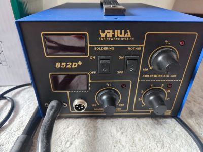 Лот: 25677292. Фото: 1. Паяльная станция YIHUA 852d+. Радиолюбительский инструмент