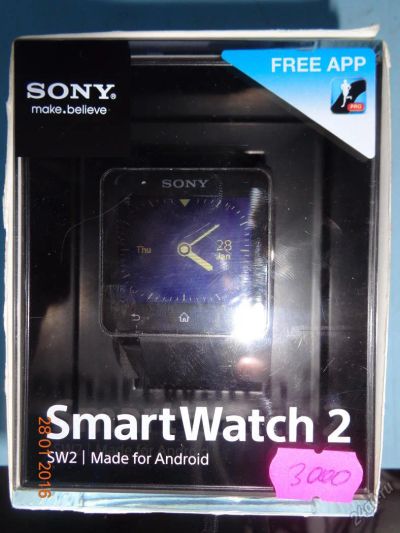 Лот: 10473095. Фото: 1. Смарт-часы Sony SmartWatch 2 SW2... Смарт-часы, фитнес-браслеты, аксессуары