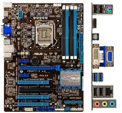 Лот: 17835865. Фото: 1. Материнская плата Asus P8Z77-VLX. Материнские платы
