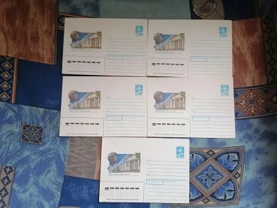 Лот: 25395618. Фото: 1. Конверты СССР 1990 год. Чистые. Открытки, конверты
