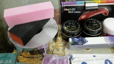 Лот: 13381109. Фото: 1. Набор для наращивания. И шелак. Наращивание ногтей