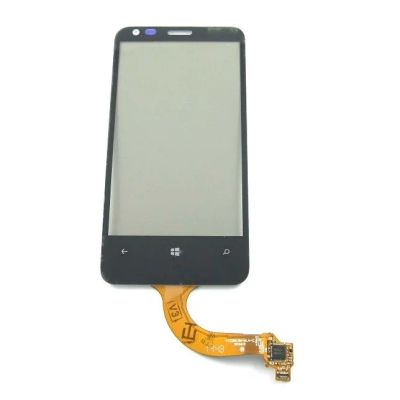 Лот: 25331034. Фото: 1. Тачскрин для Nokia 620 Черный... Дисплеи, дисплейные модули, тачскрины