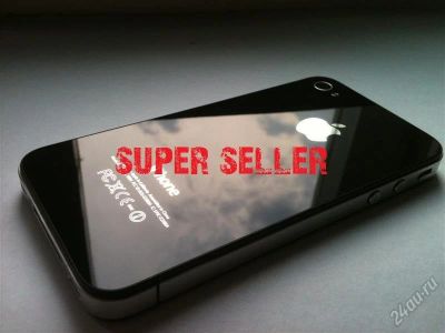 Лот: 1009747. Фото: 1. Apple iPhone 4 16gb Black (Черный... Смартфоны