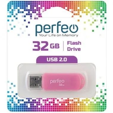 Лот: 24948805. Фото: 1. Флеш-накопитель USB2.0 32Gb Perfeo... USB-флеш карты