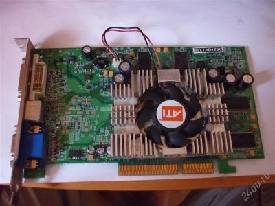 Лот: 2864183. Фото: 1. видюха radeon9600xt. Видеокарты