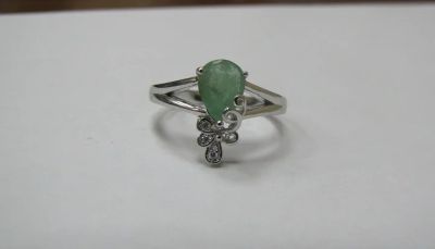 Лот: 6505894. Фото: 1. Серебрянное, позолоченное кольцо... Кольца, перстни