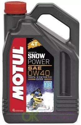 Лот: 20067509. Фото: 1. MOTUL SnowPower 4T 0w40 SN/SL... Масла, жидкости