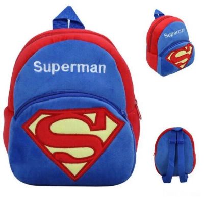 Лот: 10119988. Фото: 1. Детский плюшевый рюкзак "Superman... Другое (дети растут)