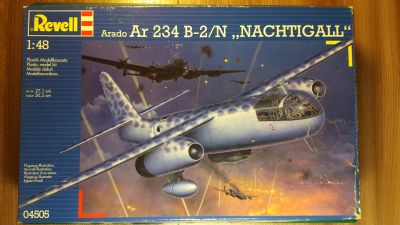 Лот: 20535513. Фото: 1. Сборная модель самолёта Arado... Авиамоделизм