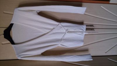 Лот: 4277527. Фото: 1. жакет белый. Свитеры, толстовки, худи