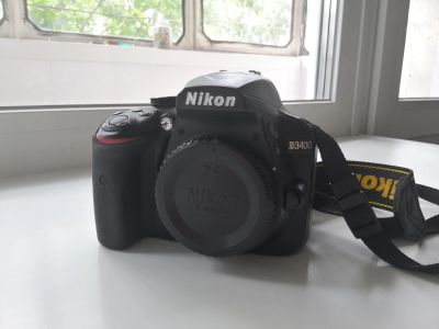 Лот: 13897657. Фото: 1. Зеркальный фотоаппарат Nikon D3400... Цифровые зеркальные