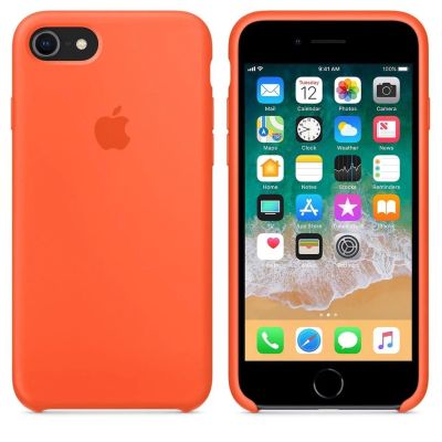 Лот: 12006815. Фото: 1. Silicone Case for iPhone 8/7 -... Чехлы, бамперы