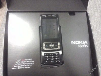 Лот: 1442801. Фото: 1. Nokia N95 Black оригинал. Смартфоны