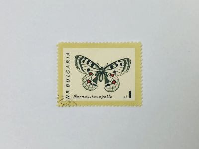 Лот: 23594268. Фото: 1. Бабочки. Аполлон. Фауна. Болгария... Марки