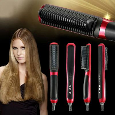 Лот: 7628408. Фото: 1. Расческа выпрямитель "hair straightener... Косметологические, парикмахерские инструменты