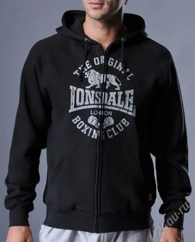 Лот: 2184829. Фото: 1. Толстовка Худи Lonsdale Club Logo... Свитеры, толстовки, худи
