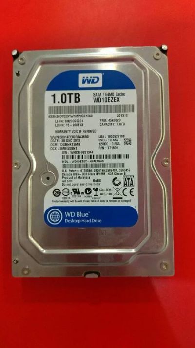 Лот: 10019885. Фото: 1. Жесткий диск 1Tb Western Digital... Жёсткие диски