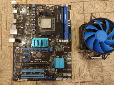 Лот: 14623591. Фото: 1. FX-8350 + 16 Gb + материнская... Комплекты запчастей