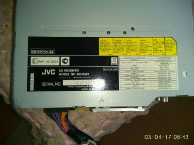 Лот: 9398814. Фото: 1. Магнитолла JVC KD-R521. Автомагнитолы