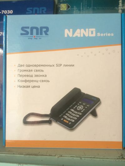 Лот: 16036393. Фото: 1. IP-телефон SNR-VP-7010 Новый... SIP, Видео-телефоны