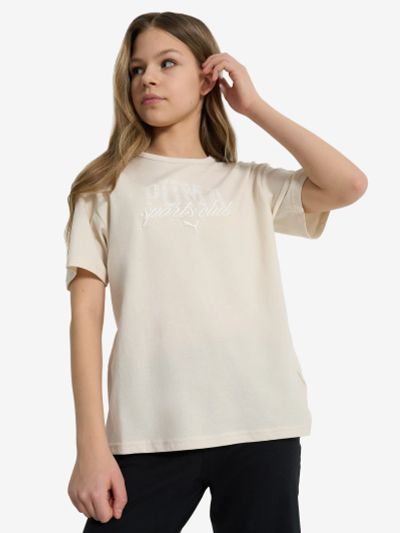 Лот: 25037272. Фото: 1. Футболка для девочек PUMA Classic... Другое (спортивная одежда)