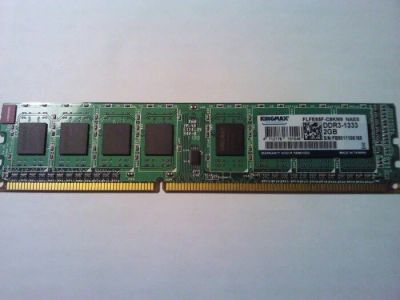 Лот: 10254864. Фото: 1. 2GB DDR3 Kingmax 1333Mhz (FLFE85F-C8KM9... Оперативная память