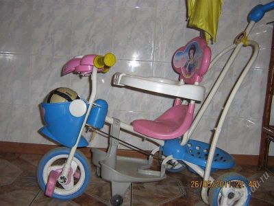 Лот: 989364. Фото: 1. Велосипед для девочки (1-2 годика... Красноярск