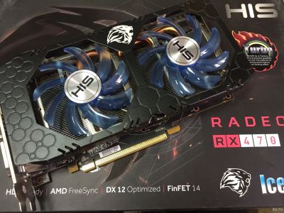 Лот: 13326634. Фото: 1. Игровая видеокарта His Radeon... Видеокарты