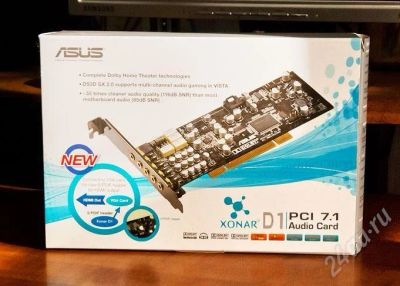 Лот: 417847. Фото: 1. Звуковая карта ASUS XONAR D1... Звуковые карты