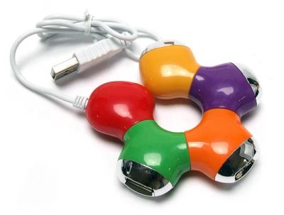 Лот: 3652928. Фото: 1. Новый USB HUB PC PET Flower за... Другое (компьютеры, оргтехника, канцтовары)