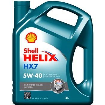 Лот: 8771825. Фото: 1. Shell Helix HX7 5W40 4L. Масла, жидкости