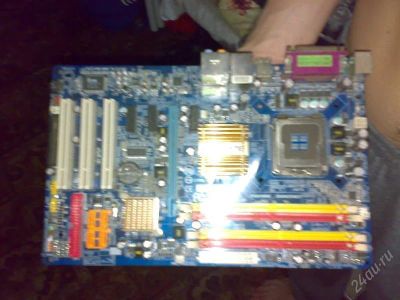 Лот: 140116. Фото: 1. Материнка Gigabyte ga-945pl-s3p. Материнские платы